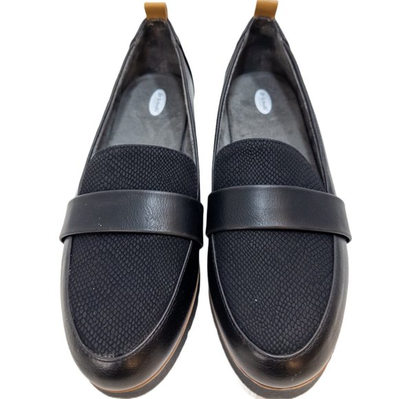 Dr. Scholls Womens Size 7.5 Webster Slip On Loafer Black Dress Shoe New Comfort - Picture 7 of 7